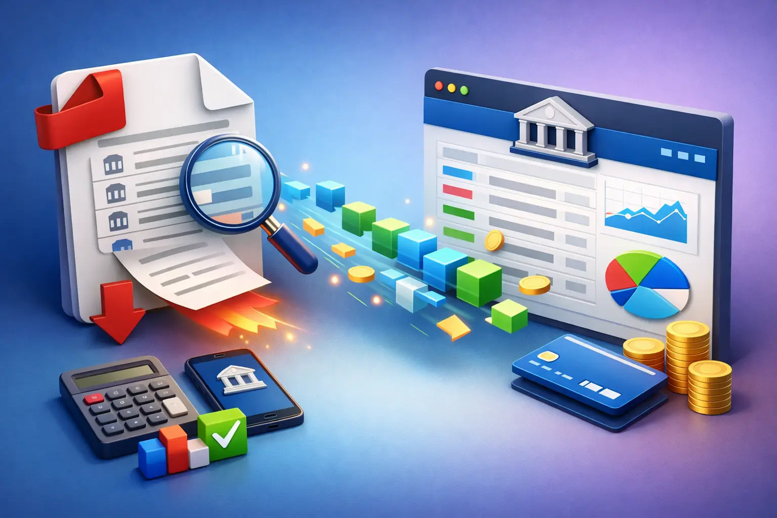 Como extrair movimentos bancários de PDF