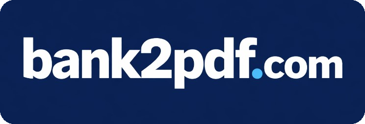 Bank2PDF - Converter extratos bancarios PDF para Excel